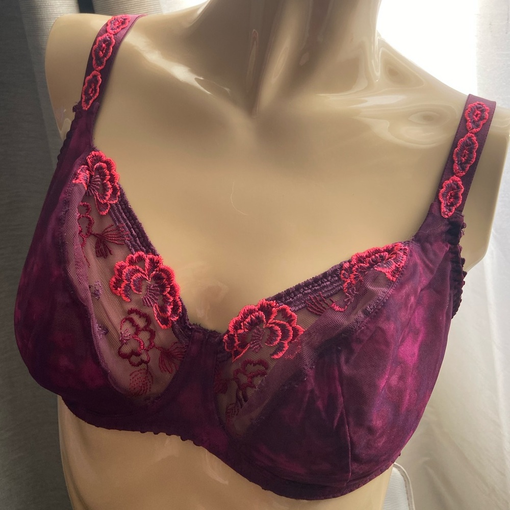 34F Prima Donna floral unlined bra madam butterfly